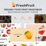 FreshFruit - Organic Food/Fruit/Vegetables eCommerce Shopify Theme