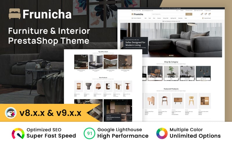 Frunicha - Furniture & Interior Design Store Prestashop Theme Frunicha - Furniture & Interior Design Store Prestashop Theme