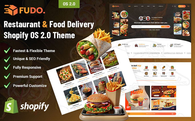 Fudo - Restaurant & Food Delivery Shopify OS 2.0 Theme Fudo - Restaurant & Food Delivery Shopify OS 2.0 Theme