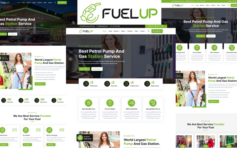 Fuelup - Petrol Pump and Gas Station HTML5 Template Fuelup - Petrol Pump and Gas Station HTML5 Template