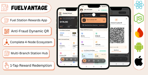 FuelVantage | Fuel Station Rewards React Native App FuelVantage | Fuel Station Rewards React Native App