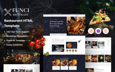 Funci - Restaurant Website Template