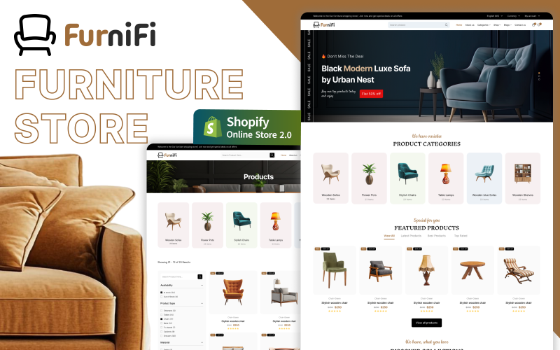 Furnify - Furniture Store eCommerce Shopify 2.0 Theme Furnify - Furniture Store eCommerce Shopify 2.0 Theme