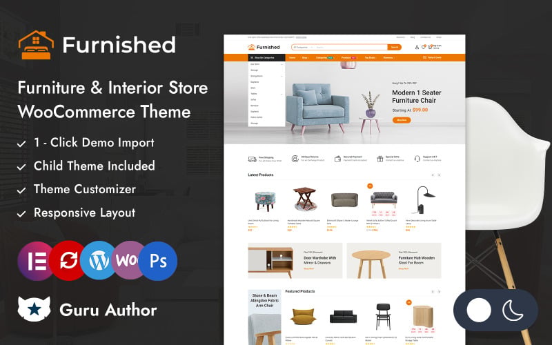 Furnished - Furniture Store Elementor WooCommerce Responsive Theme Furnished - Furniture Store Elementor WooCommerce Responsive Theme