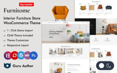 Furnitome - Interior & Home Decor Elementor WooCommerce Responsive Theme