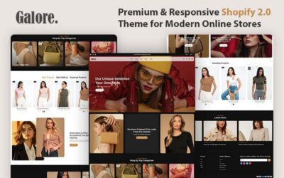 Galore - The Ultimate Shopify Theme for Women's Fashion & Apparel