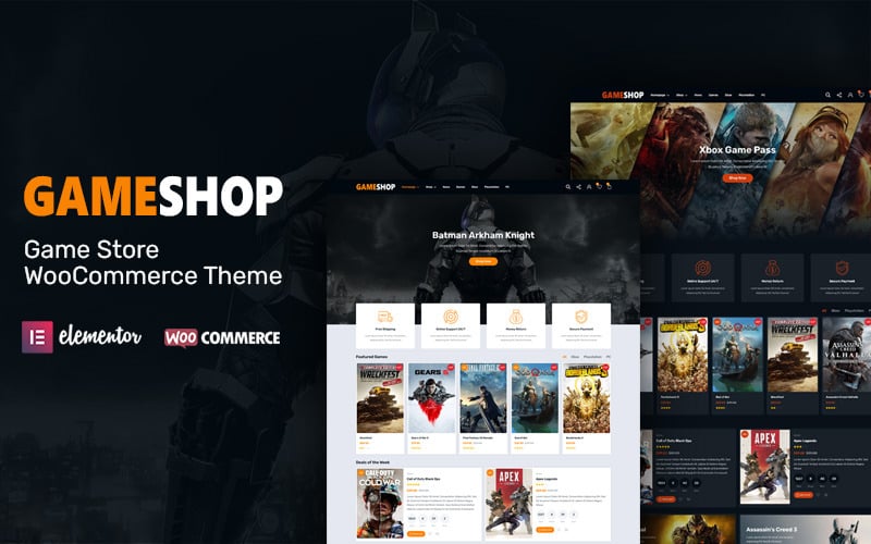 GameShop - Game Store WooCommerce WordPress Theme GameShop - Game Store WooCommerce WordPress Theme
