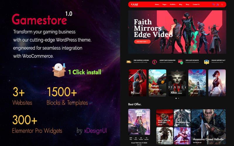 Gamestore - Game Store Woocommerce Shop Elementor WordPress Theme Gamestore - Game Store Woocommerce Shop Elementor WordPress Theme