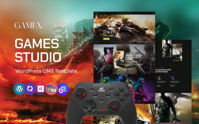 Gamex - Online Games Studio Multipurpose WordPress Elementor Theme Gamex - Online Games Studio Multipurpose WordPress Elementor Theme