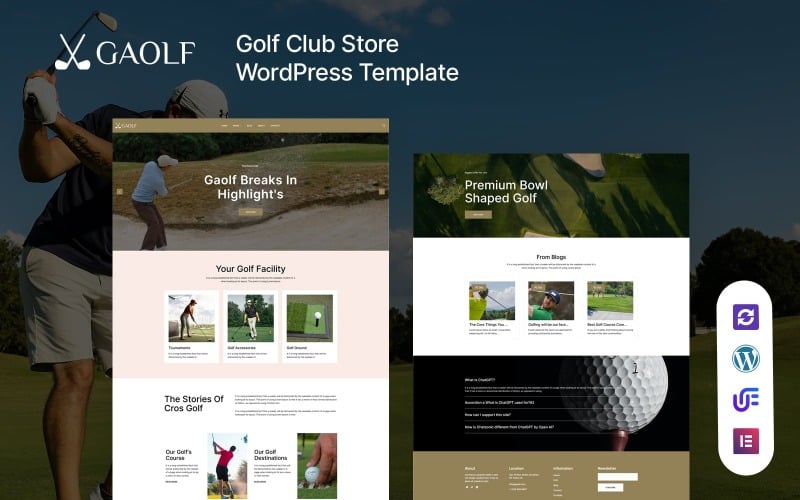Gaolf - Golf Club And Course WordPress Elementor Theme Gaolf - Golf Club And Course WordPress Elementor Theme