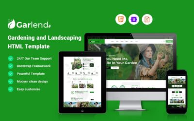 Garlend - Gardening and Landscaping Website Template