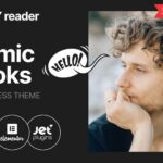 Geeky Reader - Comic Books WordPress Theme for Book Author Website