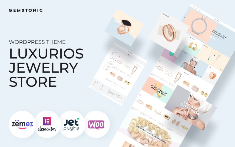 Gemstonic - Jewelry Elementor WooCommerce Theme Gemstonic - Jewelry Elementor WooCommerce Theme
