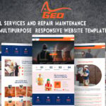 Geo - Industrial Services and Repair Maintenance Multipurpose  Responsive Website Template