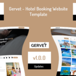 Gervet - Hotel Booking Website Template