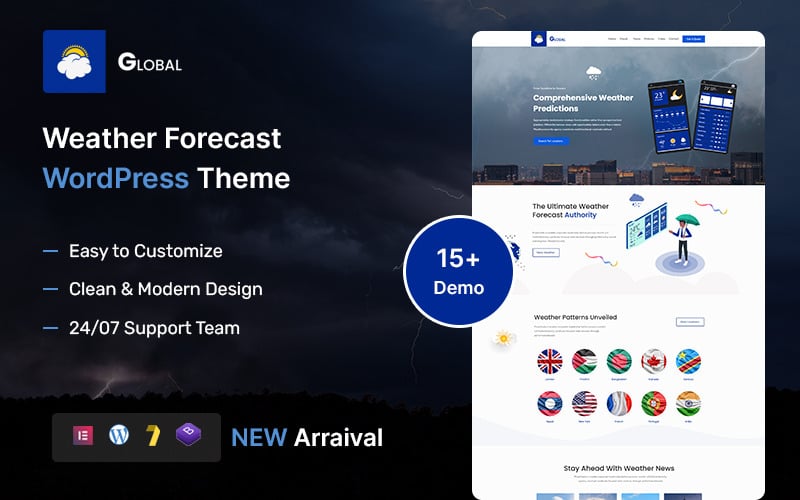 Global – Weather Forecast WordPress Theme Global – Weather Forecast WordPress Theme