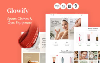 Glowify - Beauty and Cosmetics Shop WooCommerce WordPress Theme