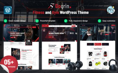 Gogrin - Gym and Fitness WordPress Theme