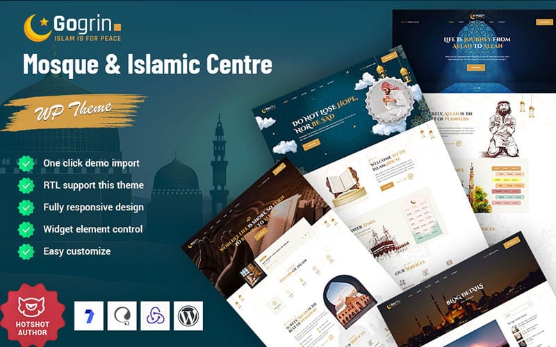 Gogrin - Mosque & Islamic Centre WordPress Theme Gogrin - Mosque & Islamic Centre WordPress Theme
