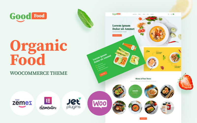 GoodFood - Stylish Organic Food Template WooCommerce Theme GoodFood - Stylish Organic Food Template WooCommerce Theme