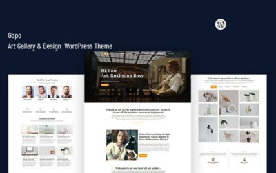 Gopo - Art Gallery and Design  WordPress Theme
