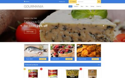 Gourmania Shopify Theme