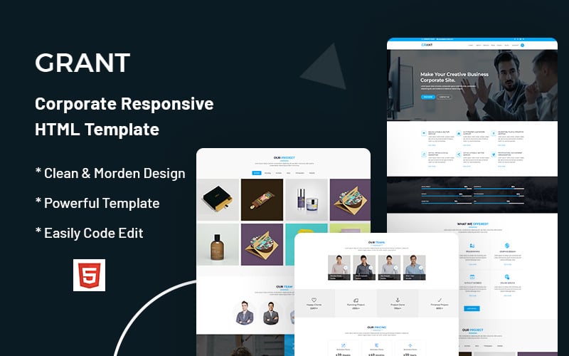 Grant – Corporate Responsive Website Template Grant – Corporate Responsive Website Template