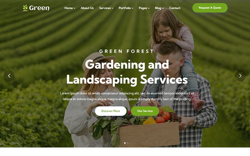Green - Garden & Landscaping HTML5 Responsive Website Template Green - Garden & Landscaping HTML5 Responsive Website Template