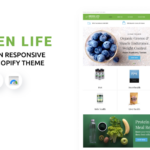 Green Life - Nutrition Responsive Simple Shopify Theme