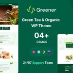 Greener – Green Tea and Organic Company WordPress Theme