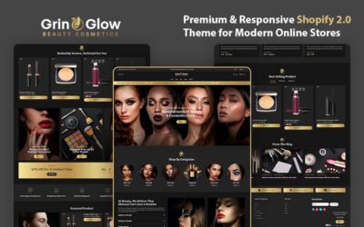 GrinGlow – The Ultimate Shopify Theme for Cosmetics & Beauty Brands