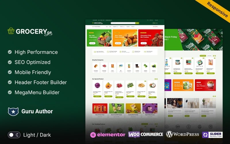 Grocerygo - Multipurpose Grocery and Supermarket Store WooCommerce Elementor Responsive Theme Grocerygo - Multipurpose Grocery and Supermarket Store WooCommerce Elementor Responsive Theme