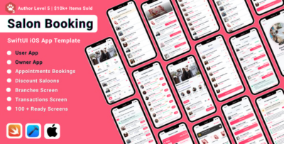 GroomGo | Salon Booking SwiftUI iOS App Template