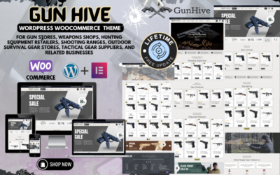 Gun Hive - Gun Shops, Weapon Stores, and Shooting Clubs WooCommerce ElementorTheme
