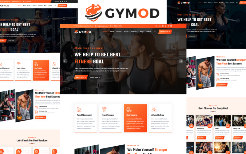 Gymod - Gym and Fitness HTML5 Template Gymod - Gym and Fitness HTML5 Template