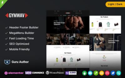 Gymwav - Gym and Fitness and Sports Wear and Fashion Store WooCommerce Theme