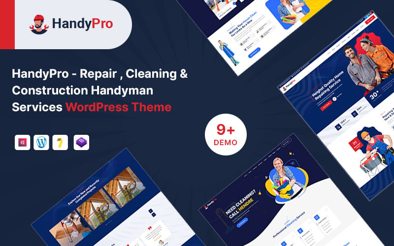 HandyPro - Repair , Cleaning & Construction Handyman Services WordPress Theme HandyPro - Repair , Cleaning & Construction Handyman Services WordPress Theme