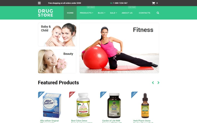 Health Care Drug store Shopify Theme Health Care Drug store Shopify Theme