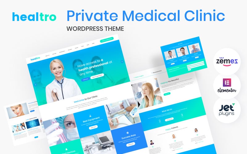 Healtro - Private Healthcare & Medical Clinic WordPress Theme Healtro - Private Healthcare & Medical Clinic WordPress Theme