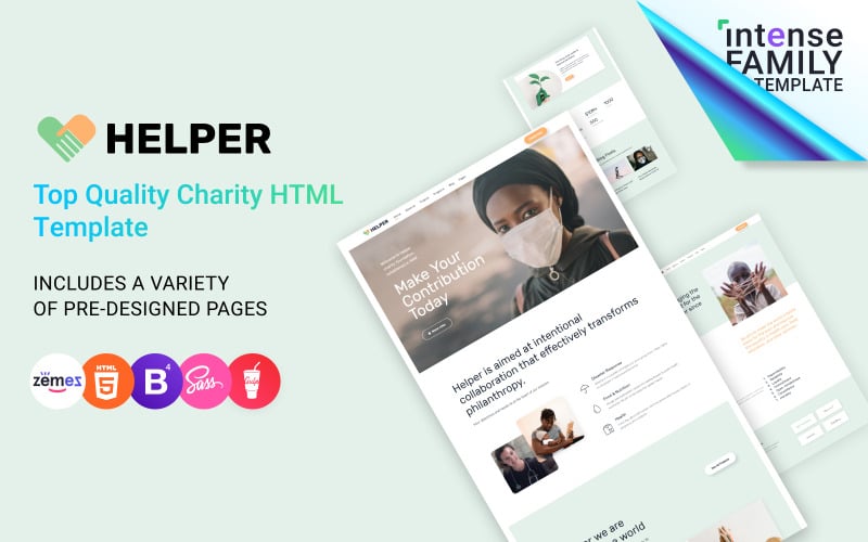 Helper - Charity Organisation Website Template Helper - Charity Organisation Website Template