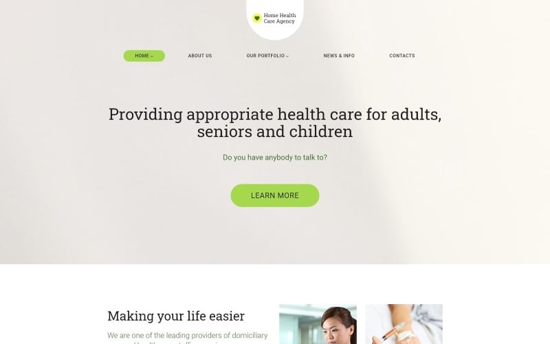 Home Health Care WordPress Theme Home Health Care WordPress Theme