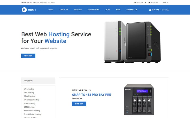 HostGo - Electronics & Gadgets Clean Shopify Theme HostGo - Electronics & Gadgets Clean Shopify Theme