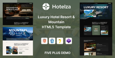 Hotelza - Luxury Hotel & Multipurpose HTML5 Template