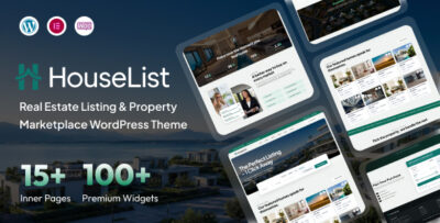 HouseList – Real Estate Listing & Property Marketplace WordPress Theme