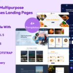 HTML5 Multipurpose Businesses Landing Page Bundle