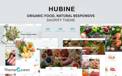 Hubine - Organic Food, Natural Responsive Shopify Theme