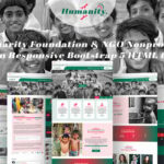 Humanity - Charity Foundation & NGO Nonprofit Donation Responsive Bootstrap 5 HTML template