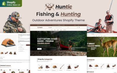 Huntic Store - Fishing & Hunting Gear Supplies and Equipment Shopify Theme