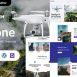 Hydroen - Drone Startup And Copter  WordPress Elementor Theme