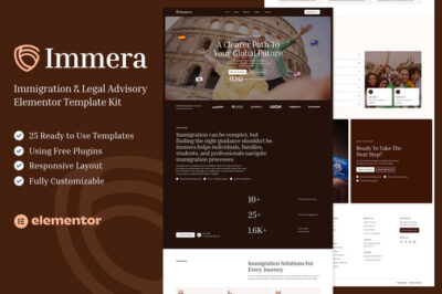Immera — Immigration & Legal Advisory Elementor Template Kit